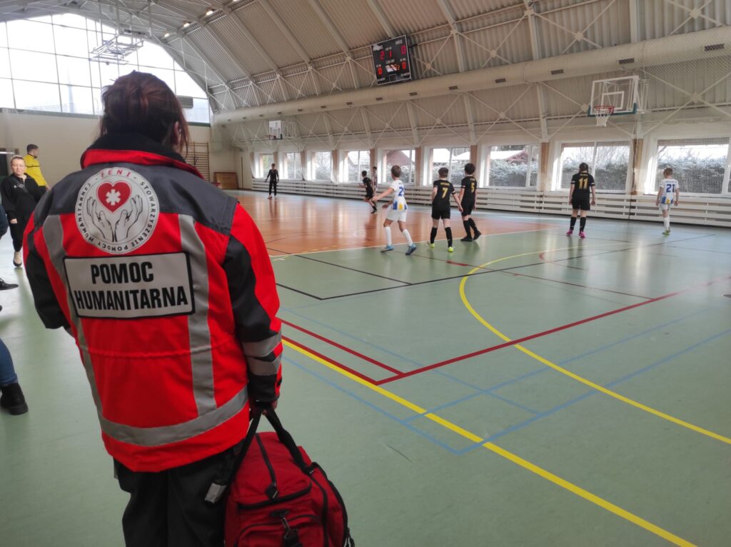 Stowarzyszenie Pomocy Humanitarnej Feni Zabezpieczenie meczu